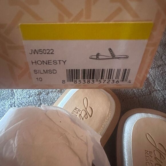 NIB Badgley Mischka Jewel Honesty Evening Flat Slide Sandals Sz 10 - Picture 5 of 8